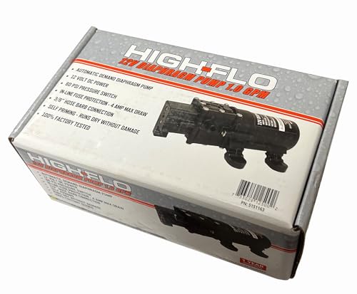 Fimco High-Flo 1.0 GPM 60 PSI 12VDC Daiphragm Pump - Thumbnail 3