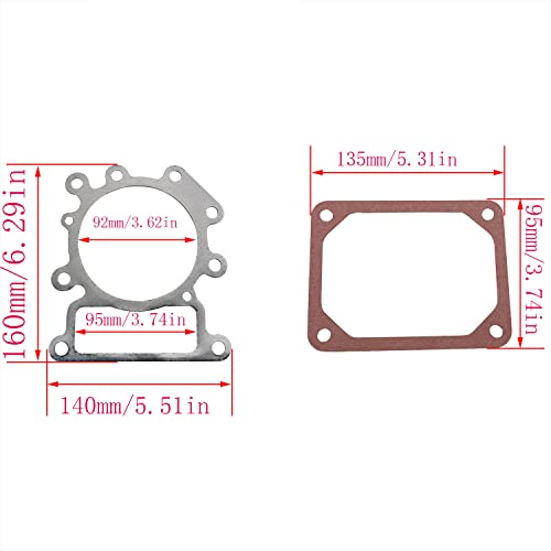 Image of 794152 Engine Gasket CHENJIN 1Set New Valve Gasket Set, Cylinder Head Valve Gasket Set for 794152 Replaces # 690190 794114 796584 699168 692410