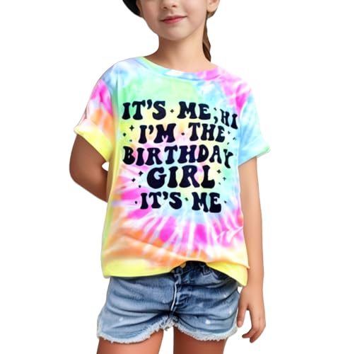 Image of Birthday Girl Shirt Cute Girls Birthday T Shirt 3-10 Year Funny Party Gift Tees Toddler Kids Graphic Tee Tops
