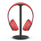 Aluminum Headphone Stand Headset Holder New Bee Headset Stand/Hanger for All Headphone Sizes (Black)