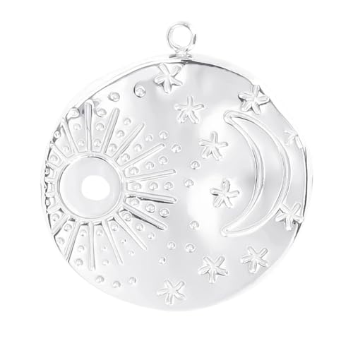 New 2026 7Pcs/Lot Stainless Steel Goth Egyptian Cross Dagger Croix Charrms Witchcraft Moon Star Sacred Heart Chilli Pendant Jewelry Fashion Accessories Creative Gift