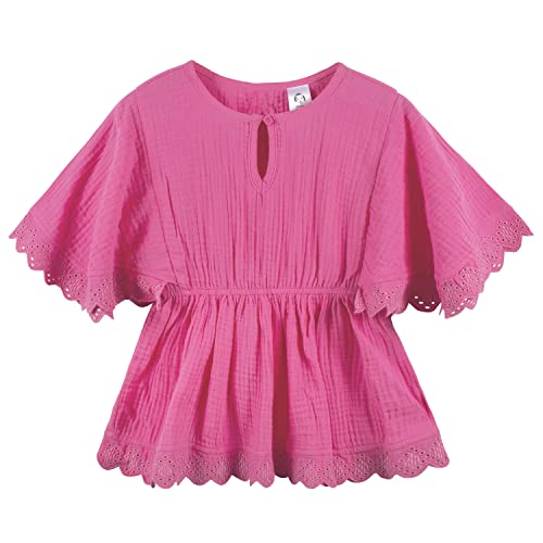 Gerber Baby and Toddler Girls Swim Cover Up, White, 0-3 Months - image 1