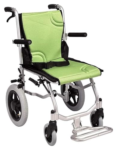 車いす 軽量折りたたみ車椅子 手動介助車椅子 車椅子ポータブルチェア 取り外し可能なフットレスト 折りたたみ