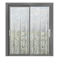 Raamfolie Privacy Voor Glas 100 x 200 cm Anti-Uv, Statisch Hechtend, Lijmvrij Zelfklevende Raamfolie Voor Thuis Badkamer Slaapkamer Kantoor, Puur mat