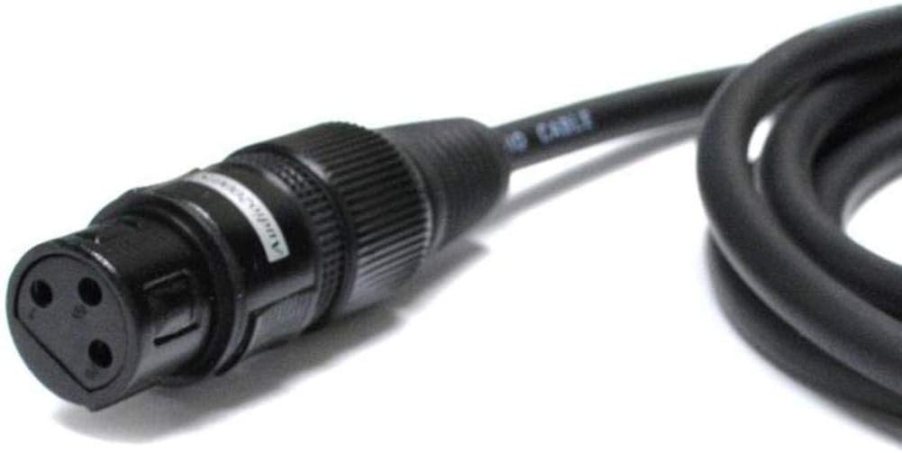Audio2000 de 1/4 "TS a XLR hembra Cable de micrófono (2 unidades)