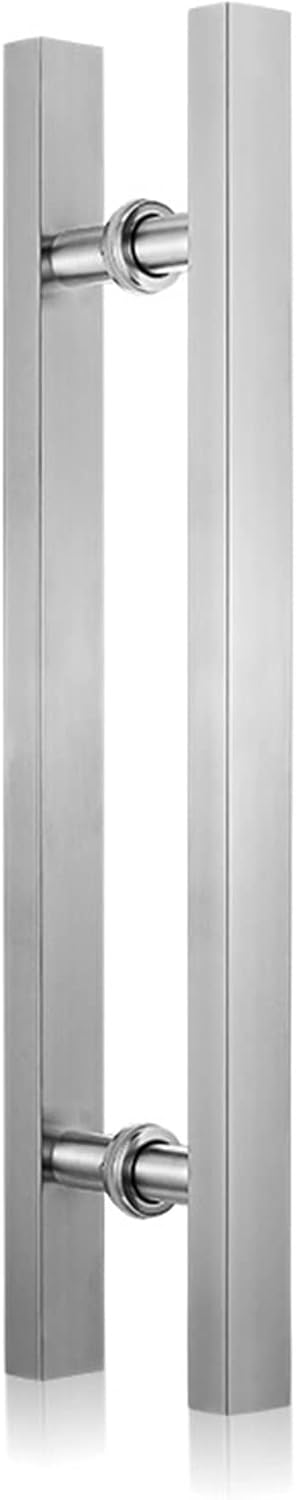 Door Pull Modern Door Pulls Handle Set,H Shape Sliding Doors Handles for Bathroom Office Shop,Indoor/Outdoor Yard Gate Handle,Easy to Install (Size : 50cm/20inch)