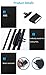 Jaronx Compatible with BMW X5/X6 Air Vent Clip Tab, Upgraded Fresh AC Grille Air Conditioning Vent Outlet Tab Clip (Compatible with BMW X5 E70 2006-2012, X6 E71 2008-2013) (Front Row)