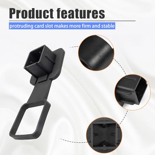 GKmow 1 PC American Flag Trailer Hitch Cover, 2In x 2In Waterproof TPU Insert Trailer Receiver Protection, Universal Square Durable Vehicle Towing Hitch Tube Cover Plug for RVs Trucks SUVs (Black) - Thumbnail 4