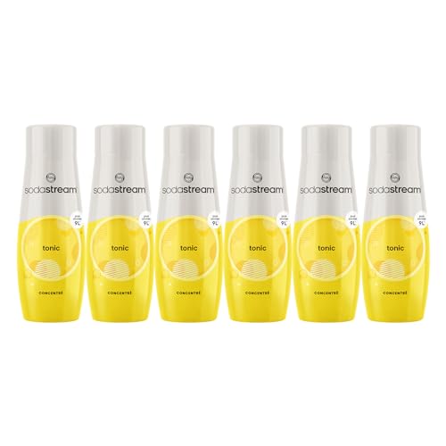 Concentrés SODASTREAM - Lot de 6 concentrés Tonic - Jusqu'a 54L de boissons - 440 ml