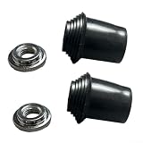 Lot de 2 pieds de grosse caisse avec embouts en caoutchouc antirouille pour instrument de ...