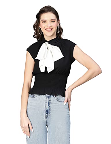 Image of oxolloxo Women Bow-Style Polyester Top