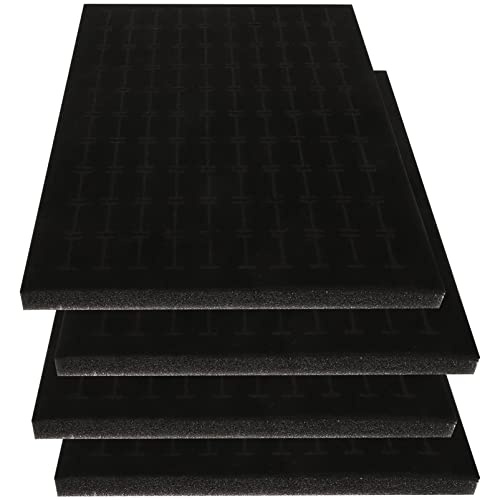Operitacx 4pcs Pendiente Caja de Almacenamiento Liners Anillo Titular Joyero Insertos Suministros de Joyería Cover