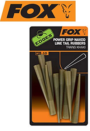Fox Power Grip naked line tail rubbers Gr. 7 - 10 Gummis für Karpfenmontagen