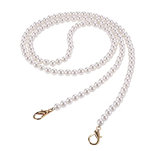 Bandoulière en perles métalliques de luxe pour poignée de sac et maroquinerie chic