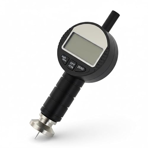 Quikzy�f�W�^���\�ʑe���v LCD�X�N���[���t�� �|�[�^�u���\�ʃv���t�@�C���Q�[�W ����͈�0�`6.5mm ����\1��m �V���b�g�u���X�g �T���h�u���X�g ����p (A,ST1200B (0~6.5mm))