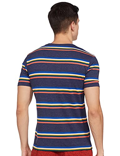 Image of Max Men's Colourblocked Crew Neck T-Shirt