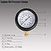 YSTOOL Oil Pressure Tester Kit Professional Oil Pressure Gauge Tool for Engine Diagnostic Test with Hose Adapters and Carry Case for Cars ATVs Trucks Use 0-100psi