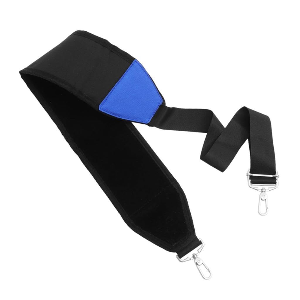 URJIX™ Golf Bag Strap Thick Pad Strap Universal Shoulder Strap Black Nylon 2 Clips-image-44