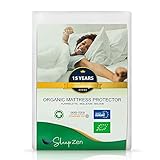NACHHALTIG UND ÖKOLOGISCH - Die Bio-Baumwolle garantiert die Langlebigkeit des Produktes nach Verarbeitung, weil die Faser von Natur aus widerstandsfähiger ist als Baumwolle von schlechter Qualität. Da sie in feuchteren Gebieten gezüchtet wird, braucht sie weniger Wasser und verhindert das Austrocknen des Bodens.