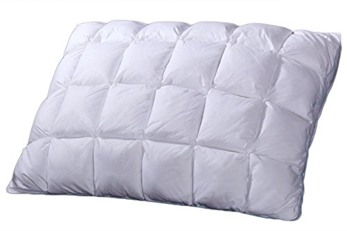 Almohada de plumón estándar con soporte firme para cuello