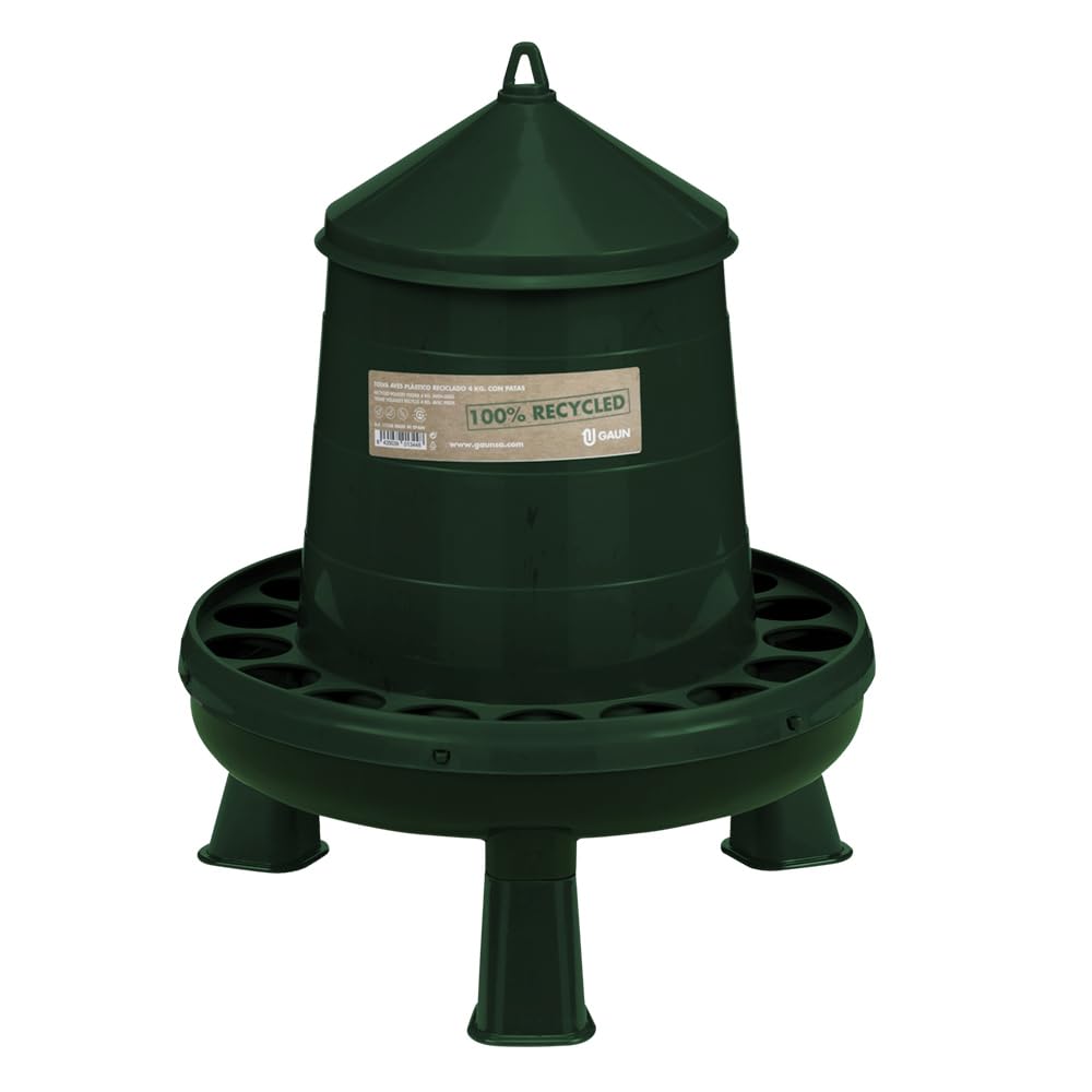 Nobby Recycle Poultry Feeder with Feet Plastic 4 kg Diameter 33 x 37.5 cm