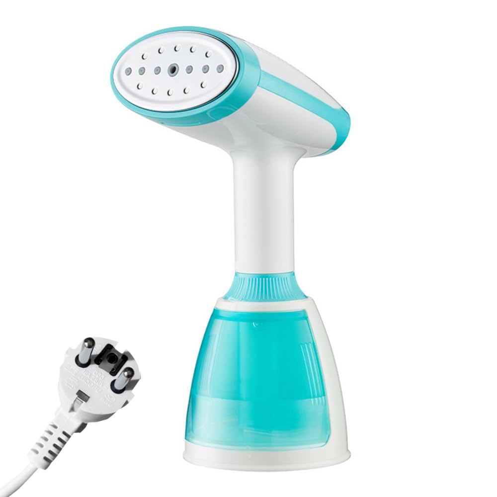 Hand Dampfglätter, 2-in-1 Bügel- Und Faltenentferner, Schnelles Aufheizen, Tragbarer Reise Dampfglätter für Kleidung mit Reinigungsbürste für Zuhause, Büro, Reisen, Weiß