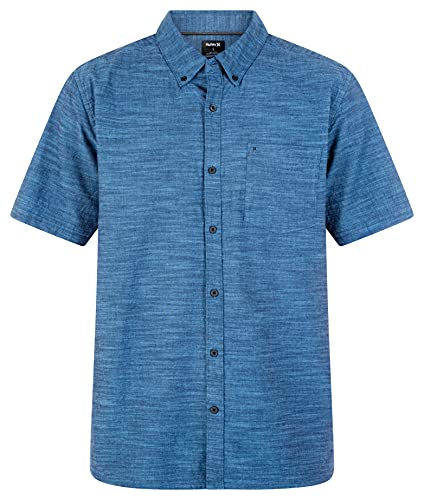 Hurley Men's One and Only Textured Short Sleeve Button Up4