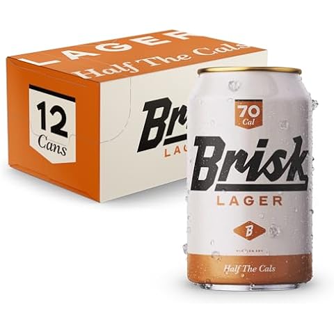 Brisk Lager - Gluten-Free, Low Calorie Beer Cover