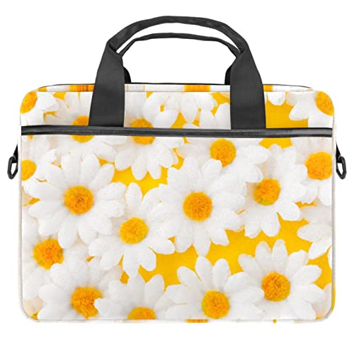 Sac ordinateur portable 13,3 pouces marguerite pour travailler au café