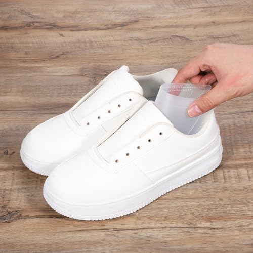 Tucnoeu 20pcs Plastic Shoe Trees To Keep Shape, Clear Shoe Tree For Unisex, Shoe Shaper for Sports Shoes Leater, Crease Protector Adjustable Boot Shaper Holder - Thumbnail 4
