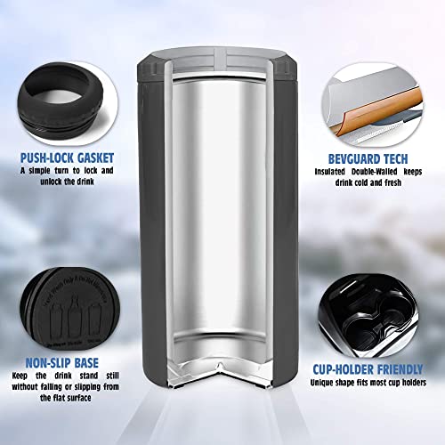Image of SANDJEST 4-in-1 Tumbler Gifts for Dad from Daughter Son - 12oz Dad Fuel Can Cooler Tumblers Travel Mug Cup - Stainless Steel Insulated Cans Coozie Christmas, Birthday, Father's Day Gift for Daddy