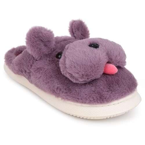 Image of Irsoe Comfortable Indoor /Outdoor Soft Bottom Fur Slippers