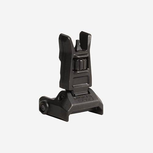 Miniatura 2 de Magpul MBUS PRO MAG275 - Vista frontal de acero abatible, color negro, MAG275 con vista trasera MBUS PRO, color negro, MAG276, fabricado en Estados