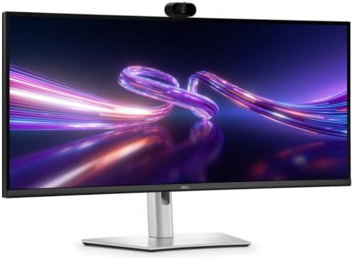 34-Inch WQHD USB-C Hub Webcam Monitor with IPS Panel by Dell - 1