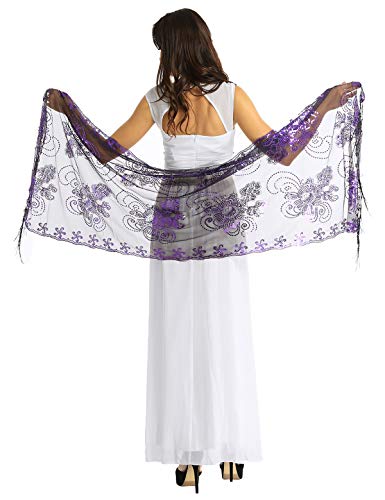 TiaoBug Coprispalle da Cerimonia Donna Sciarpe e