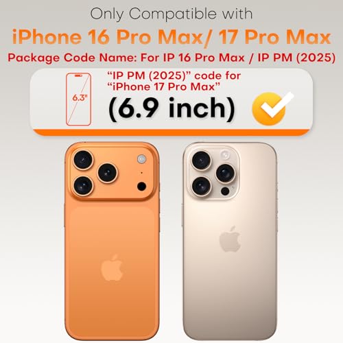 Image of TOCOL for iPhone 17 Pro Max Screen Protector /iPhone 16 Pro Max Screen Protector 6.9-Inch Instant Installation Tempered Glass HD Clear Full Coverage Protection Case Friendly 2 Pack