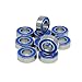 10pcs 7x11x3 mm MR117-2RS ABEC-3 Micro MR117RS Ball Bearing Blue Sealed Remote Control Car Truck Bearing MR117 2RS L1170D 7 * 11 * 3 (Size : MR115-2RS 5x11x4mm)