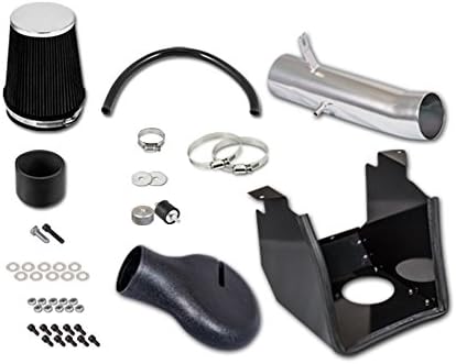 4" Blue Heat Shield Air Intake Kit + Filter Compatible with 94-01 Dodge Ram 1500 5.2L/5.9L V8