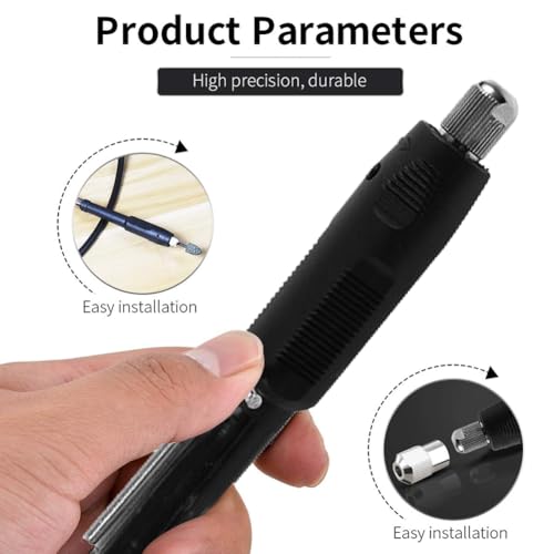 Telituny Flexible Biegsame Welle, 104cm Bohrer Universal Flexible Flex Welle Verlängerungskabel mit M8 Schnellspannbohrfutter und 3,2 mm Spanndurchmesser, für Bohrmaschinen, Schleifgeräte