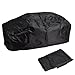 Yescom 420D Oxford Winch Dust Cover Water and Uv Resistances Fits Driver Recovery 15000lb-17500lb Black