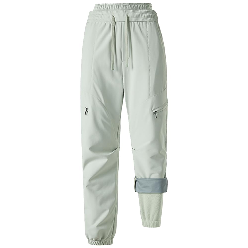 Unisex Pantalones de Senderismo, Pantalones para Caminar al Aire Libre, Pantalones de Ciclismo Transpirables para Hombre Mujer, Pantalones de Secado Rápido con Bolsillos con Cremallera