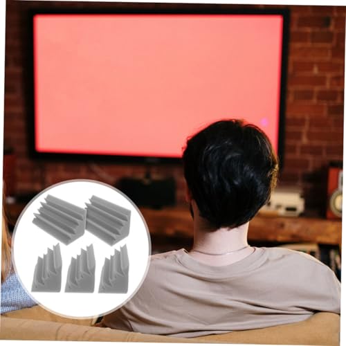 Totority 10pcs Soundproofing Pad Acoustical Wall Panels Sound Absorbing para Home Studio miniatura 6