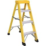 Draper 90417 Escalera de Fibra de Vidrio con 5 escalones