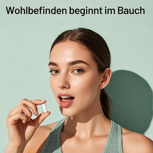 Probio Plus Kulturen Komplex, 17 Bakterienstämme, 120 Mrd. KBE/Tagesdosis,mit Lactobacillus & Bifidobakterien, Non-GMO & Vegan, 60 Kapseln, Darmflora