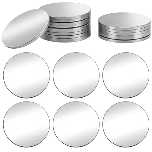 PLIGREAT 20 Pcs Flat Round 304 Stainless Steel Blank Stamping