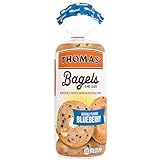 Thomas' Blueberry Bagels, 6 count, (3.0 oz each), Kosher Bagels, 18 oz Bag