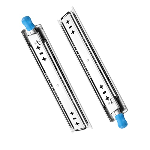 Glissières robustes de 550mm avec roulement à billes de précision et fermeture douce