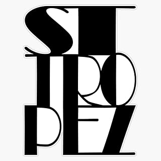 St. Tropez Sticker Vinyl Bumper Sticker 6 Mil Thick - Size 5"