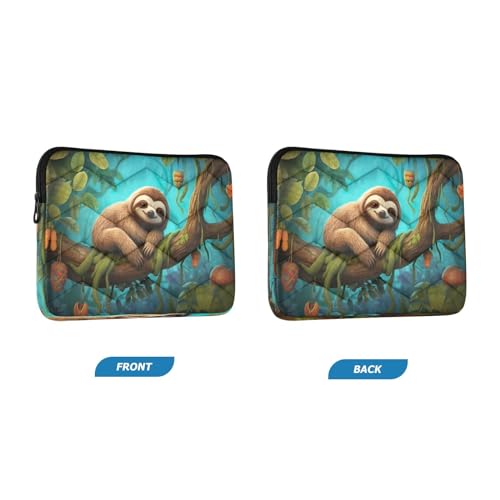 Funda para portátil 13-14 pulg impermeable con diseño perezoso miniatura 2