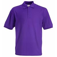 Fruit of the Loom Boys' Polo Shirt purple purple 9-11 Years